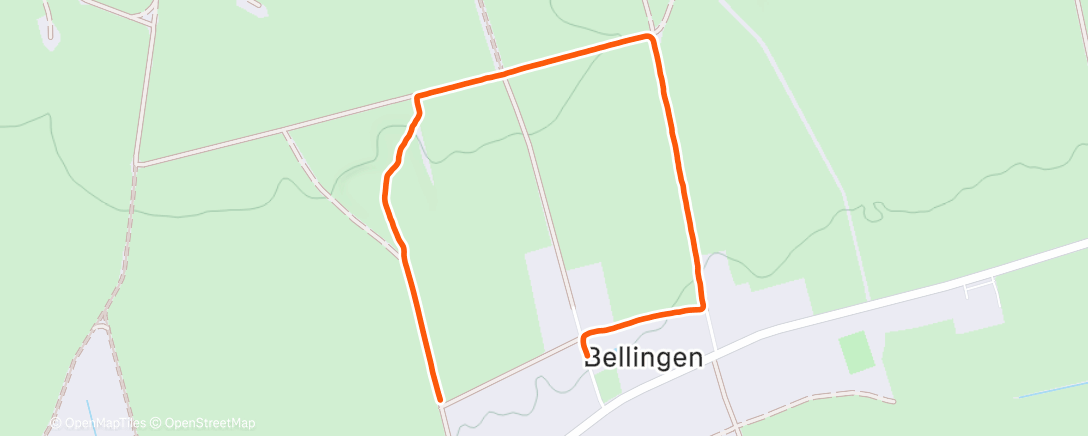 Peta aktivitas, Spaziergang am Nachmittag