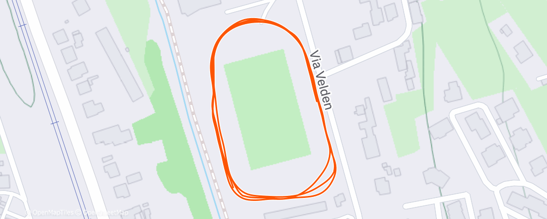 活动地图，Warm up Corso di Corsa