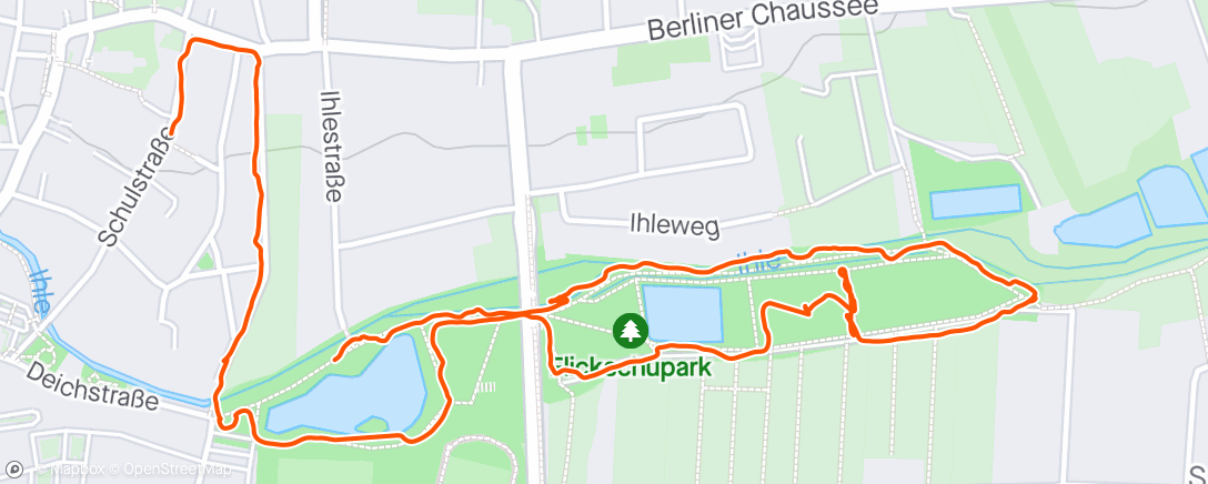Map of the activity, Spaziergang am Morgen 🐕🚶‍♀️