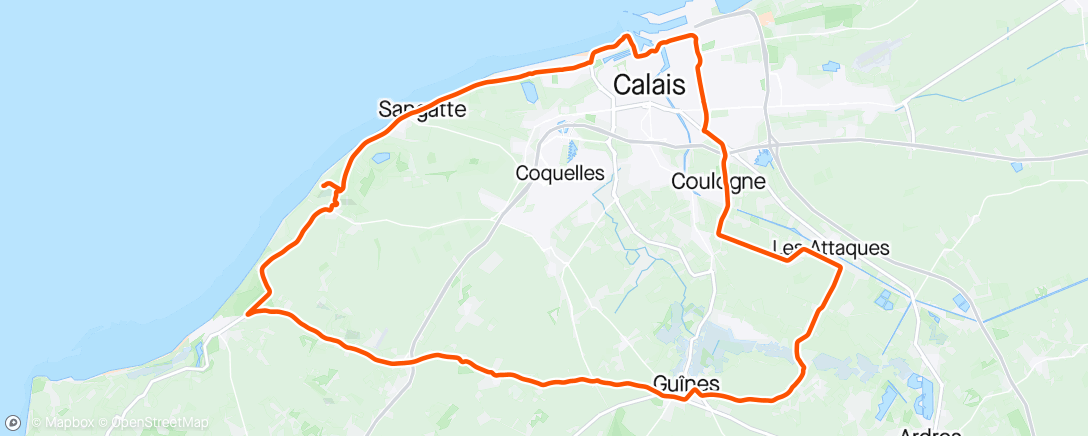 Map of the activity, Demain les 4Jours de Dunkerque