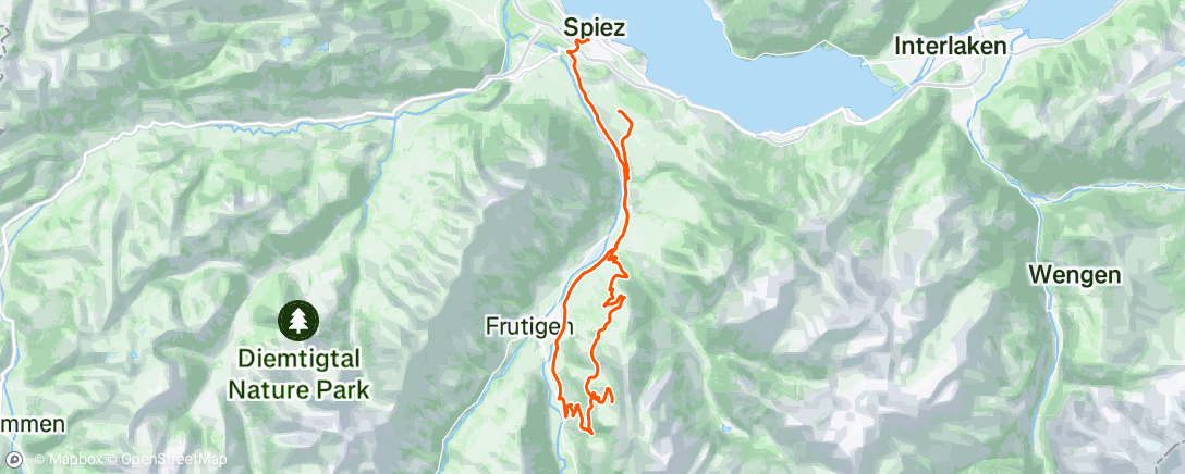 Map of the activity, Schlafegg Loop | mit Matic