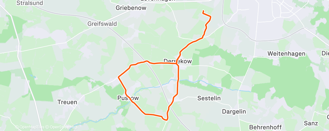 Map of the activity, Rennrad C