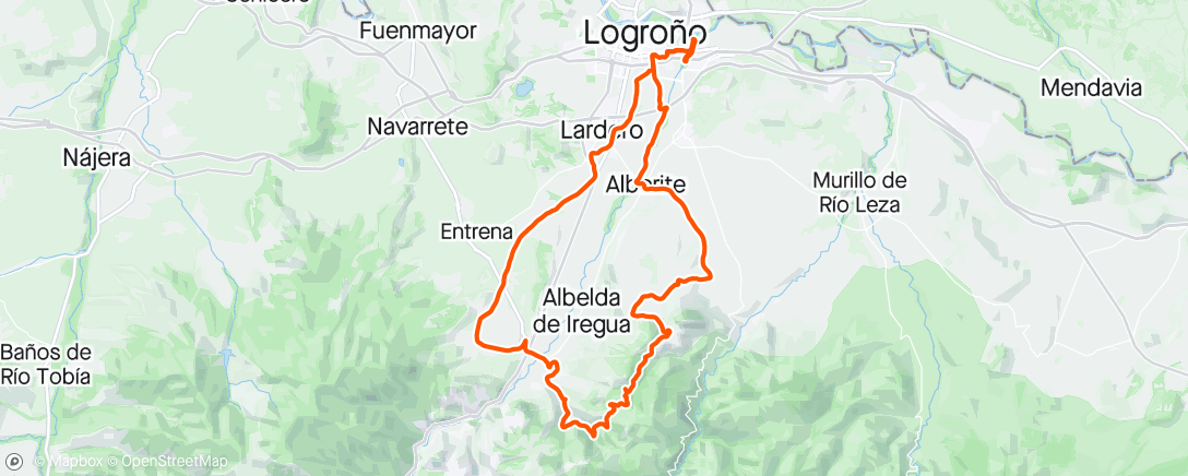 アクティビティ「Nalda - Clavijo Gravel 💚💚」の地図