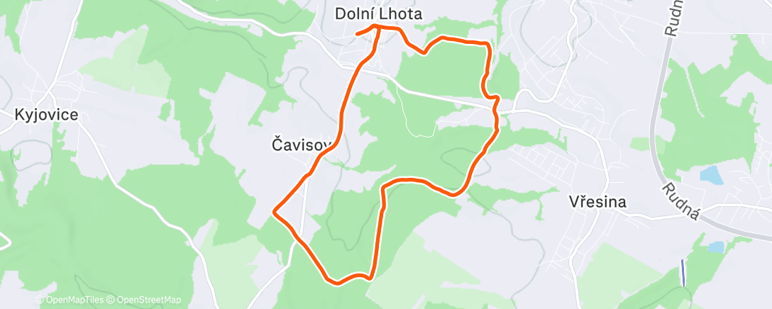 Mappa dell'attività Morning Walk