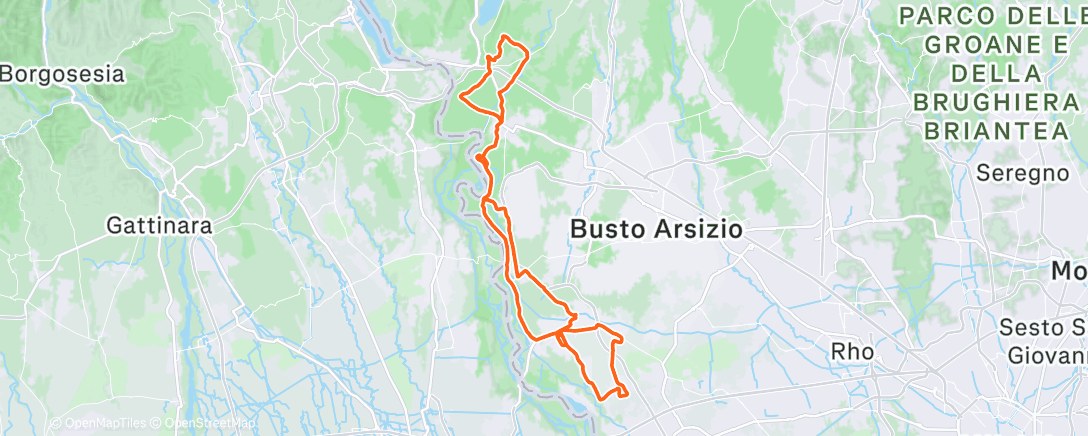 Map of the activity, Con Volpe Dino Geppe e Marino!!!