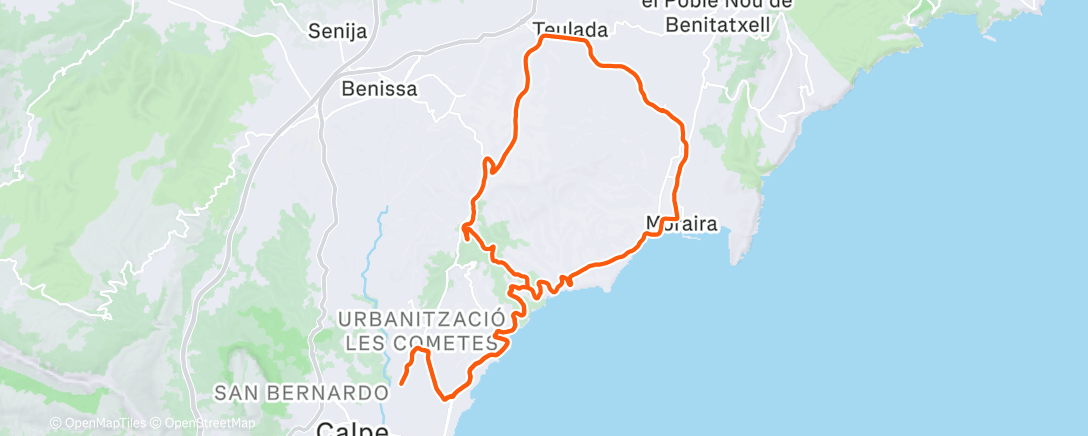 Map of the activity, Last one in Spain this year