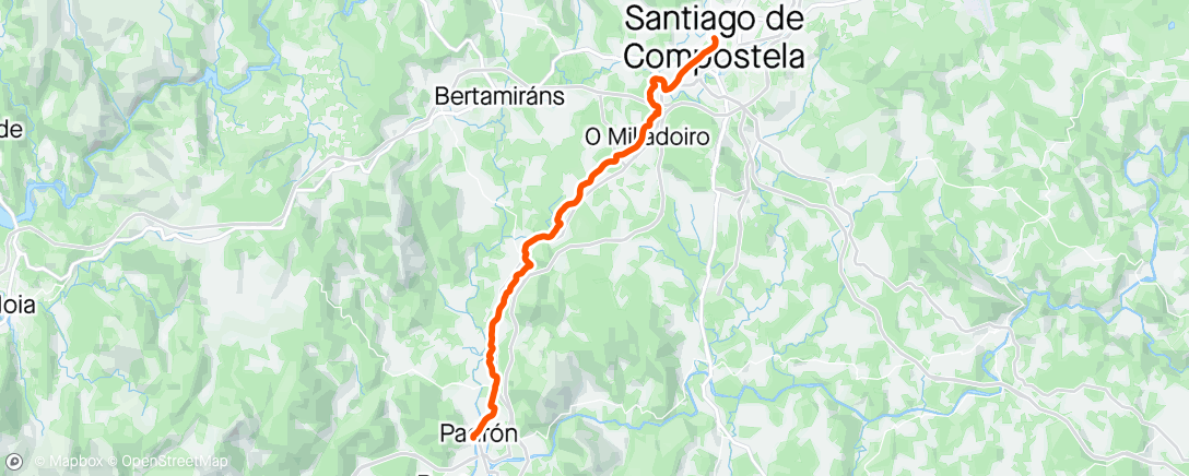 Kaart van de activiteit “Camino Portuguese final day (13)”