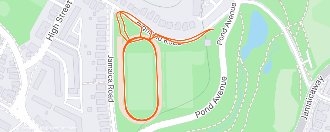 Map of the activity, With little Z who wanted to test his new Xmas spikes