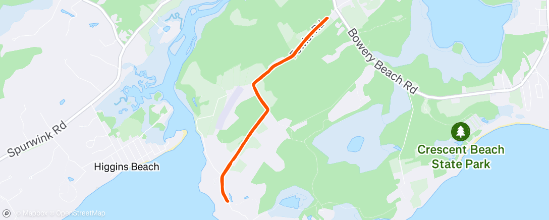 Map of the activity, Sprague Conservation Area
