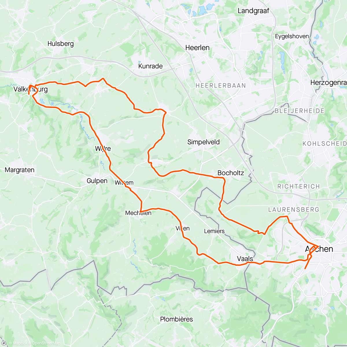 Map of the activity, bc x cyclits FLINTA Day 💫