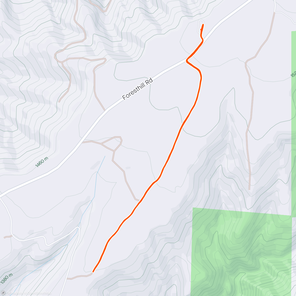 Map of the activity, Parcourir les premiers km de Canyons 100M 😍