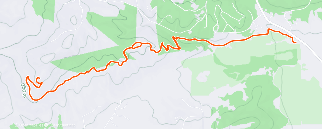 Map of the activity, A+ sunrise with Theresa and the pups