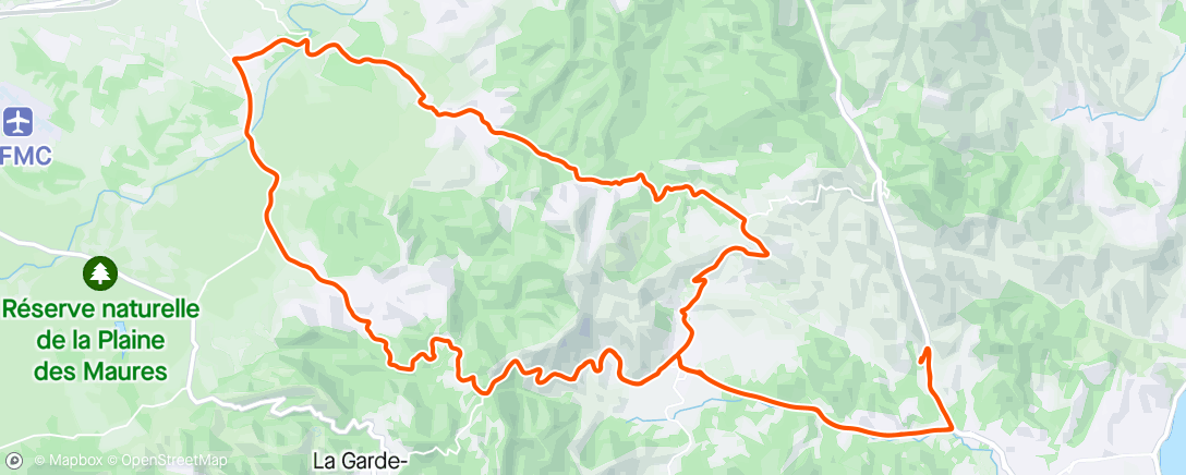 Map of the activity, 🚴‍♂️ route