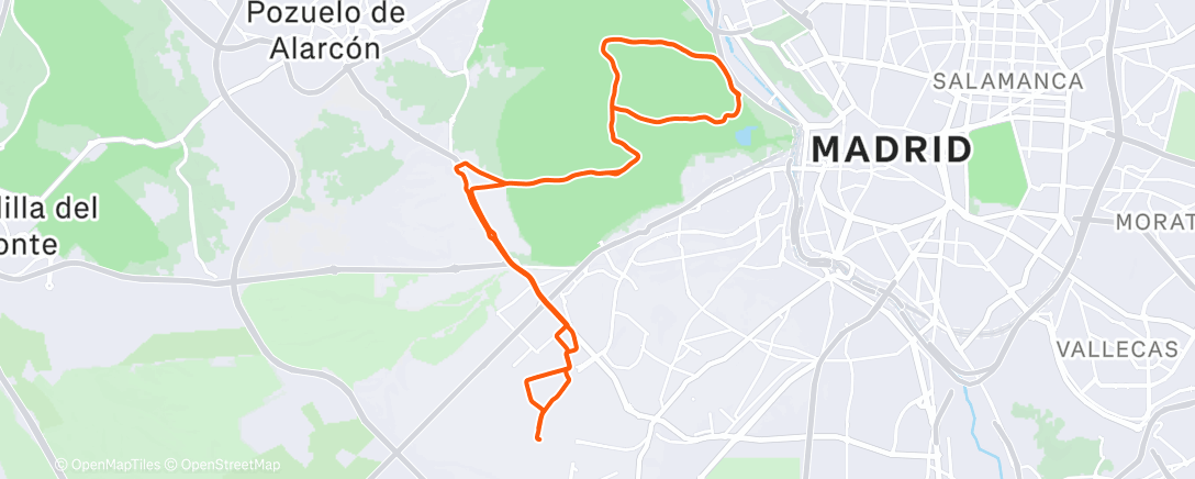 Карта физической активности (Afternoon Ride)