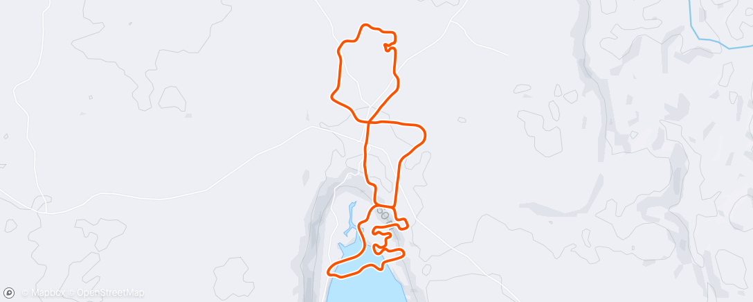 Map of the activity, Zwift - BIKE: 1 hr 15 minutes (2 x 1, 4 x 5 minutes @ Z5) in Makuri Islands