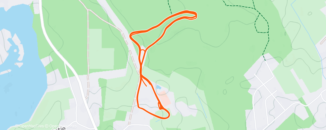 Map of the activity, Hiihto V