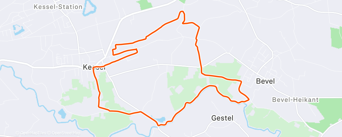 Map of the activity, 2026 inwaaien 💨🏃‍♀️💨