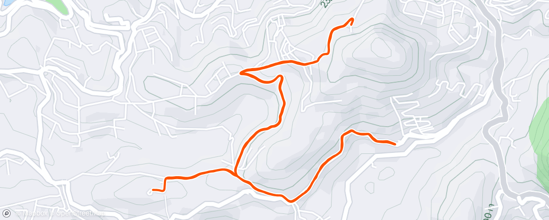 Map of the activity, Tour of Nilgiris, Alt Day 6