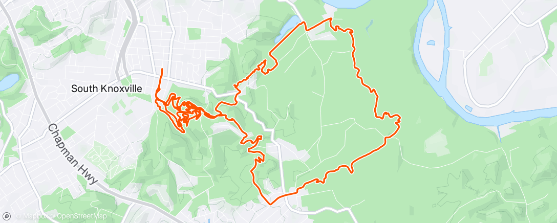 Map of the activity, Afternoon Ride