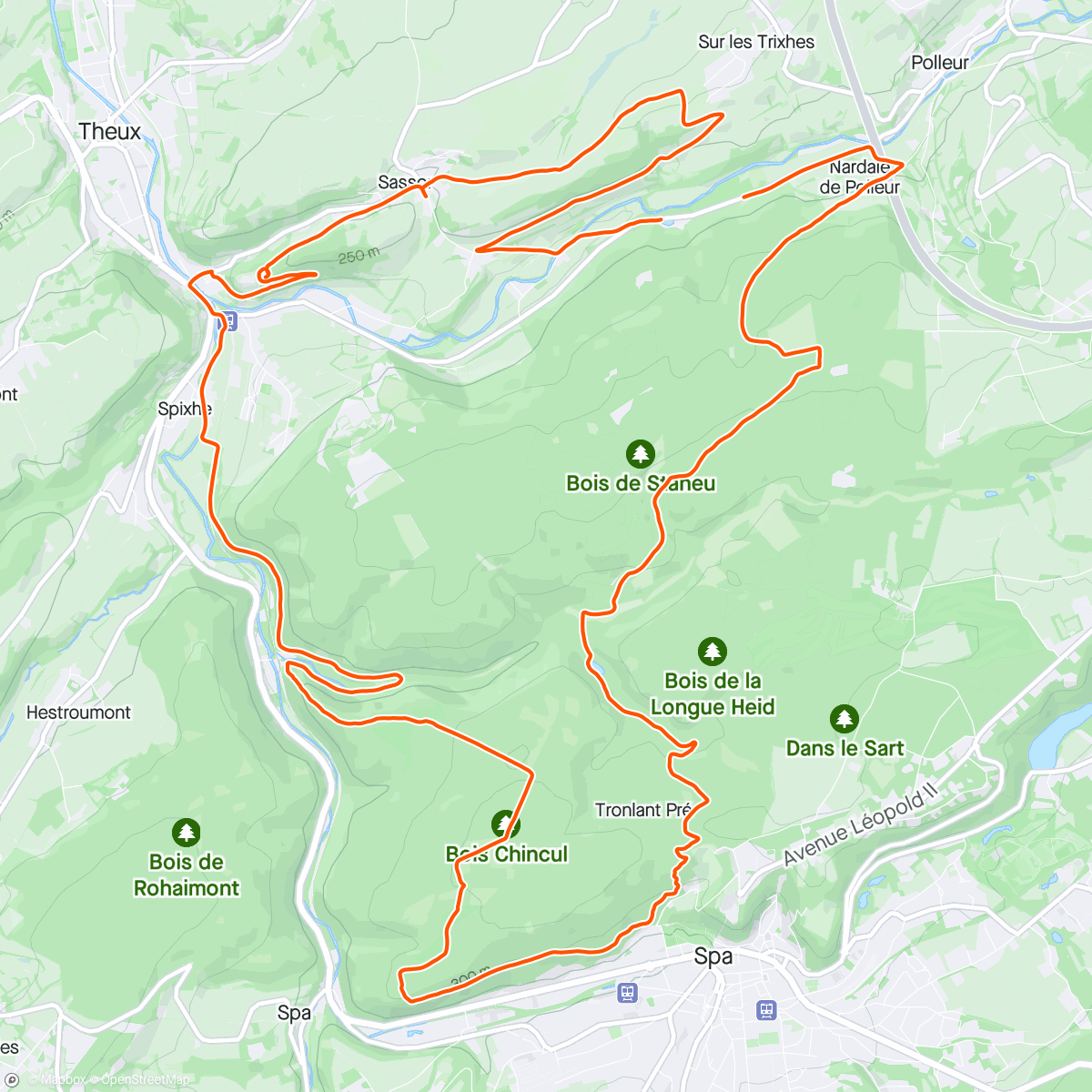 アクティビティ「Ardennen dag 3.」の地図