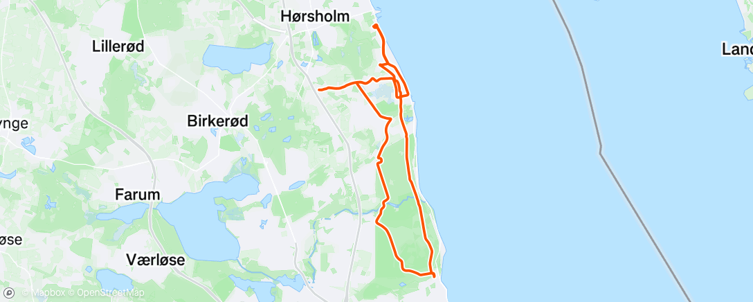 Map of the activity, Morning Mountain Bike Ride