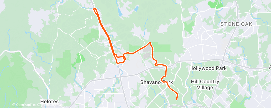 Карта физической активности (Coffee ride)