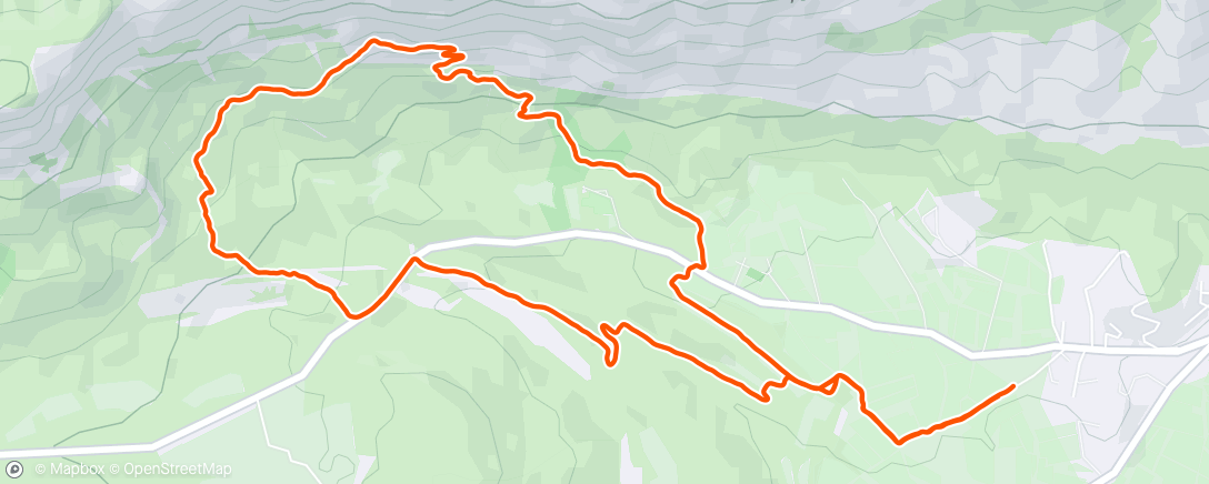 Mappa dell'attività Trail dans l'après-midi
