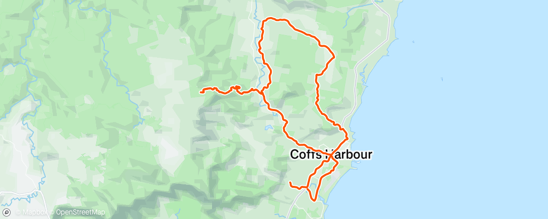 Map of the activity, Morning Ride