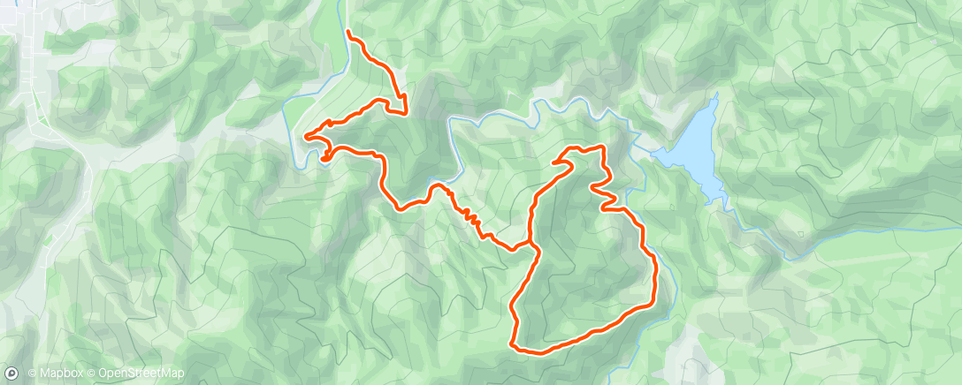 Map of the activity, Arvo stages for Mammoth race