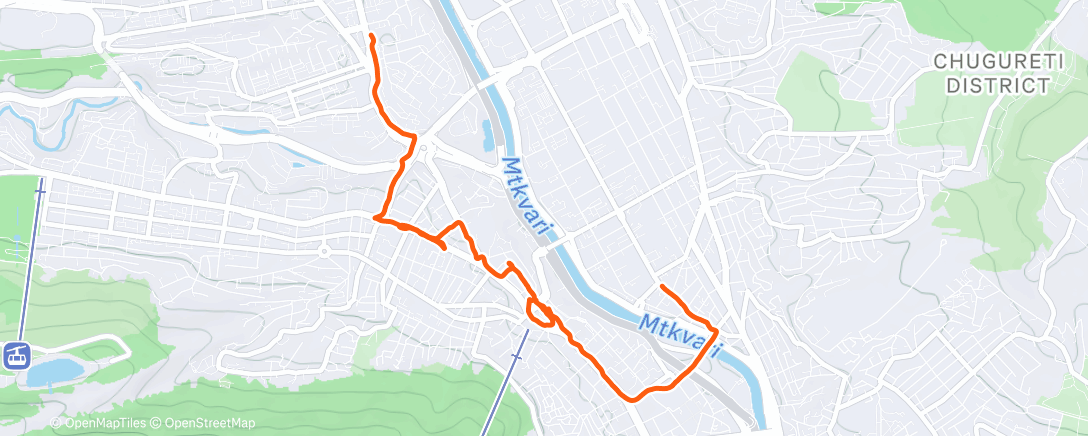 Карта физической активности (Вечерняя прогулка)