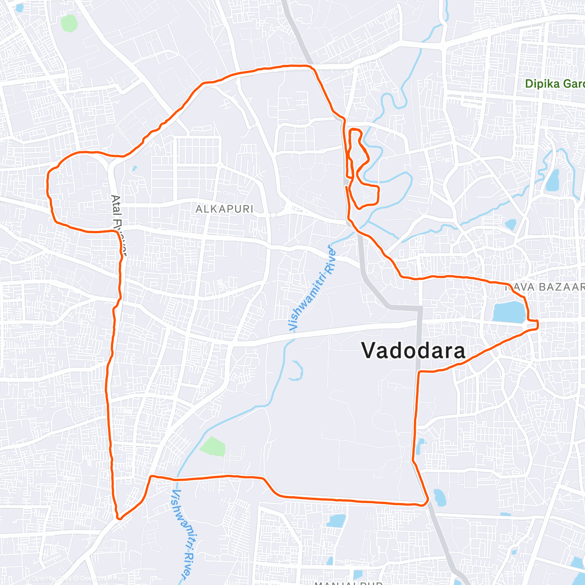 Map of the activity, At any given day!