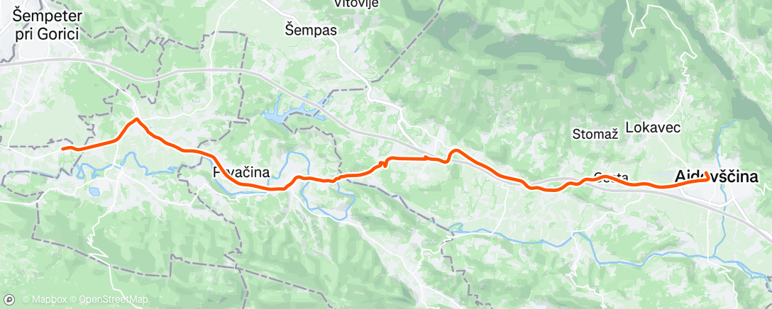 Map of the activity, Starting my Slovenia bike adventures!