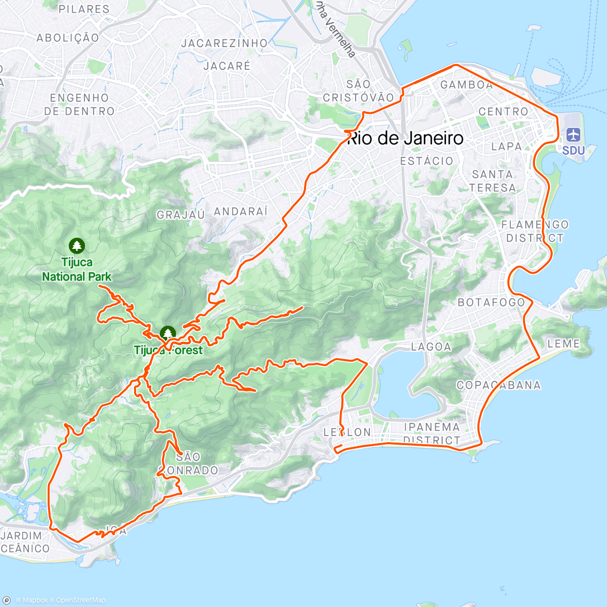 Map of the activity, Porto e Montanha