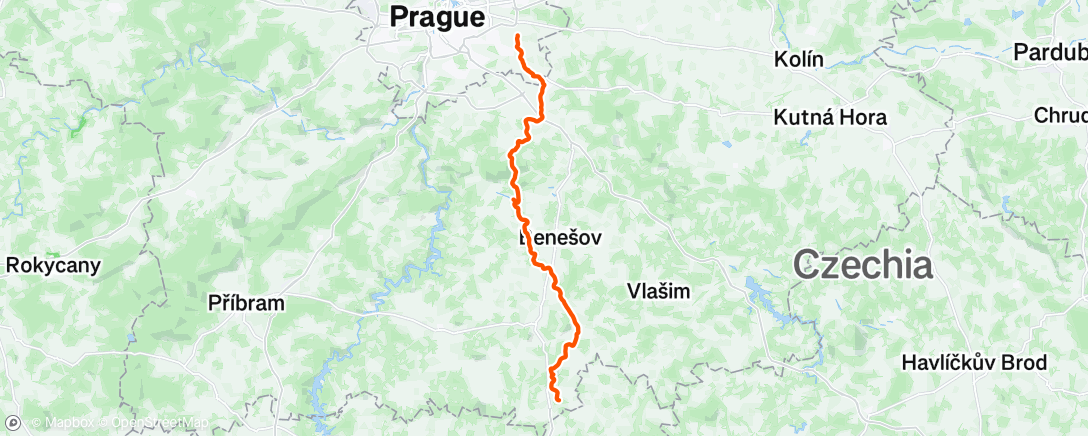Map of the activity, Morning Mountain Bike Ride