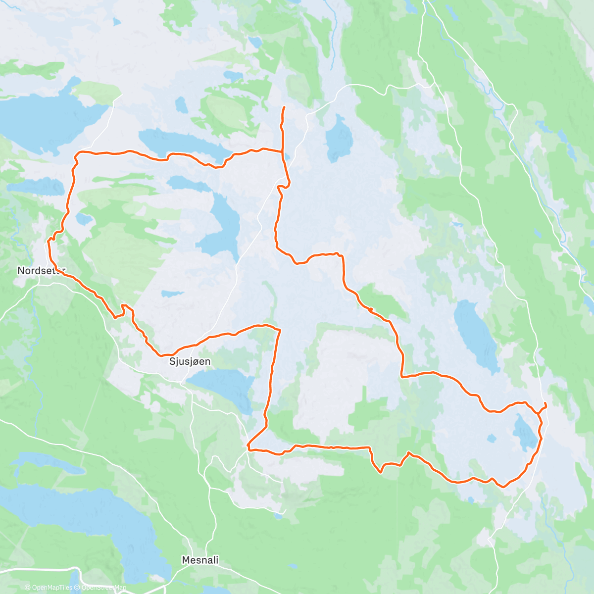 Map of the activity, Fløyel🥹