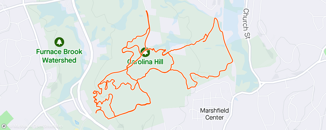 Mapa da atividade, CH Recovery ride zone 2