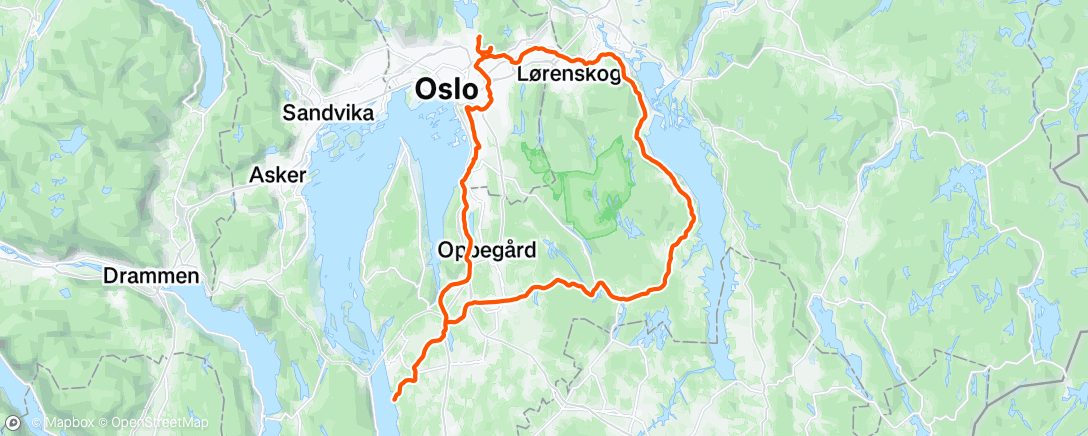 Map of the activity, Familietreff i Drøbak