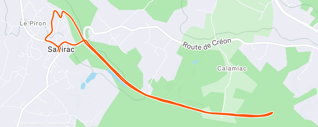 Map of the activity, La dernière de l'année ❄️☀️