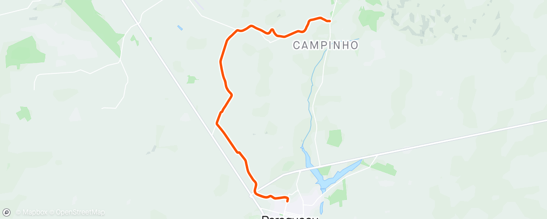 Map of the activity, Ritmo de Mountain Bike
