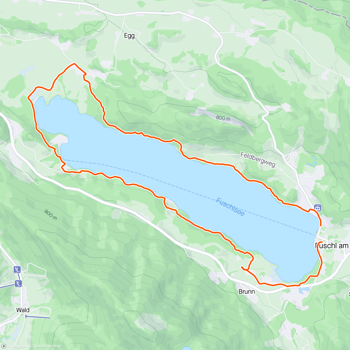 Map of the activity, Another lake loop 🤌