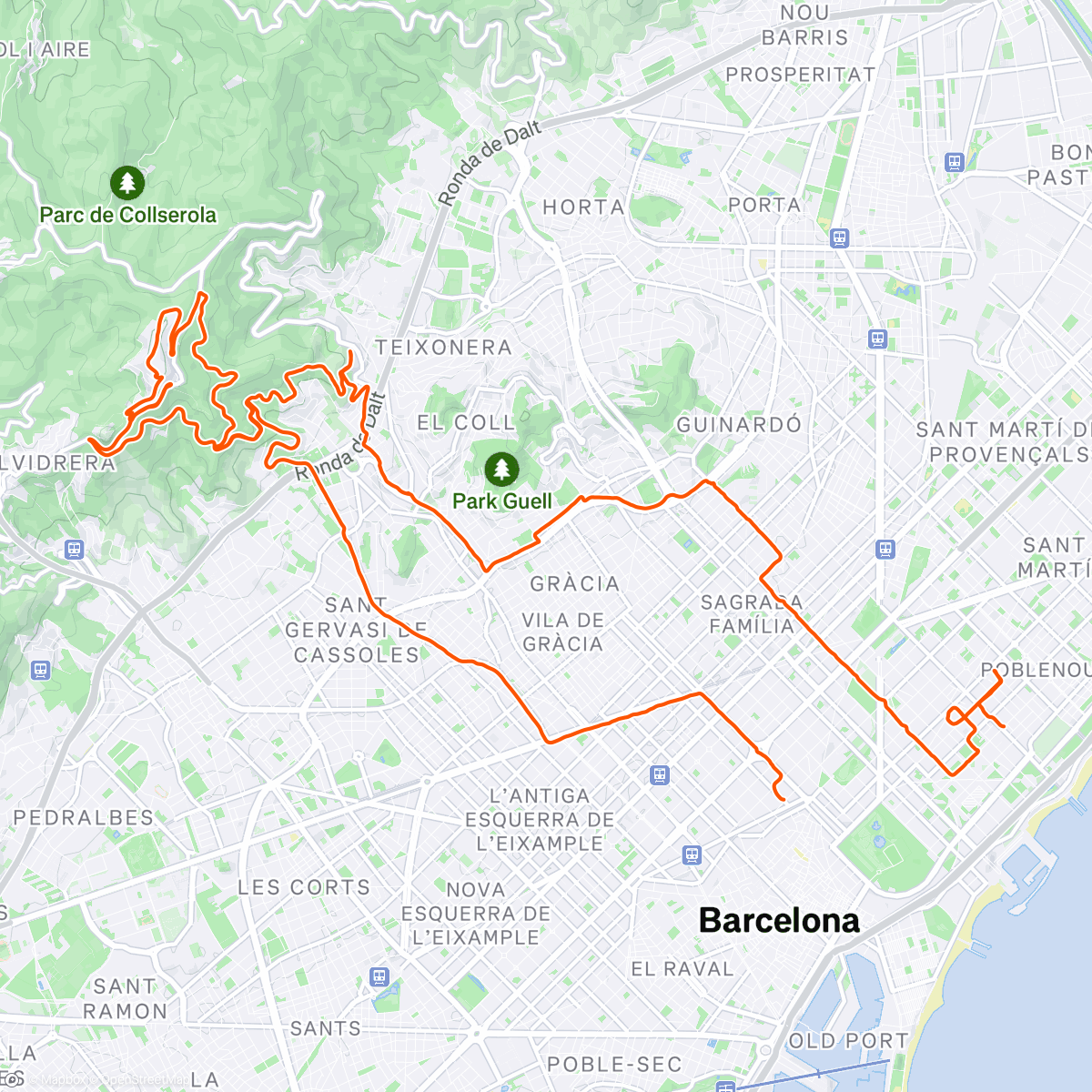 Map of the activity, Empezando a entrenar el Ultraman!