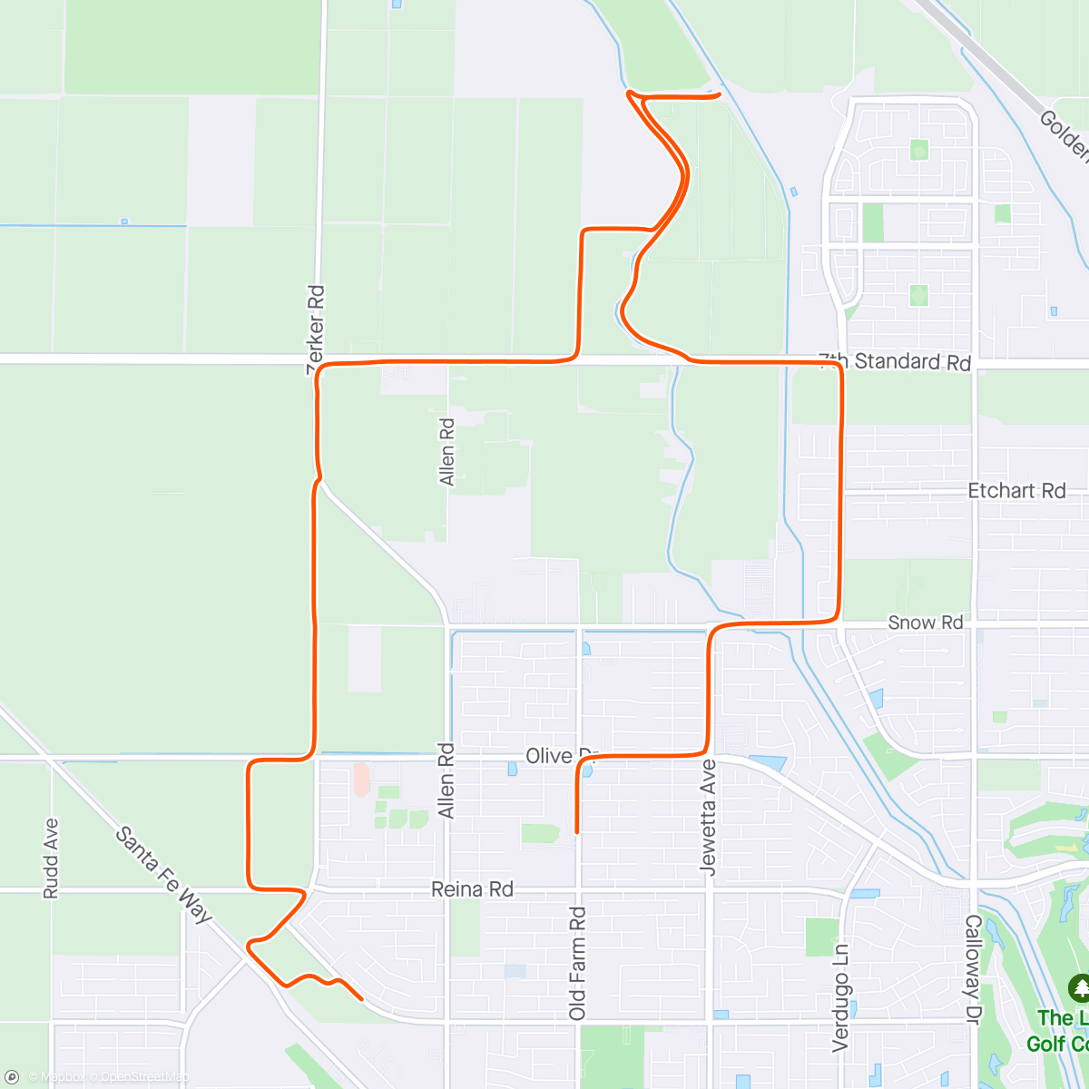 Map of the activity, Evening Gravel Ride🤘🏼