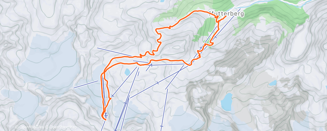 Карта физической активности (Endurance backcountry ski)