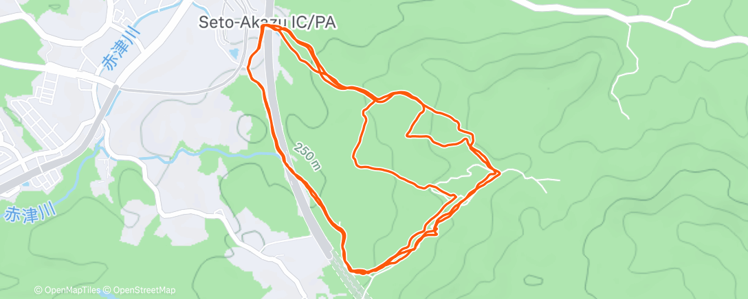 Карта физической активности (朝のライド)