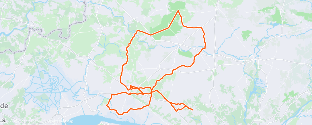 Mapa de la actividad (Sortie Secteur 44)