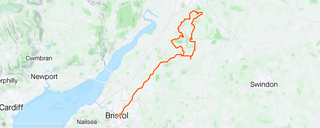 Map of the activity, Epic gravel/road day out