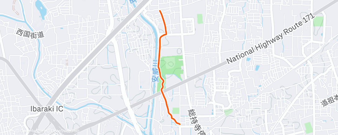 Map of the activity, ランチタイム ウォーキング