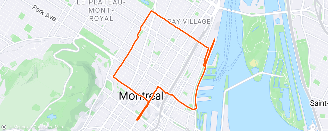 Mapa de la actividad, Good Morning Montreal