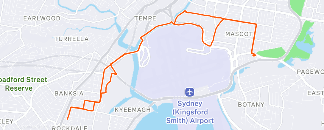 Карта физической активности (Morning Ride)