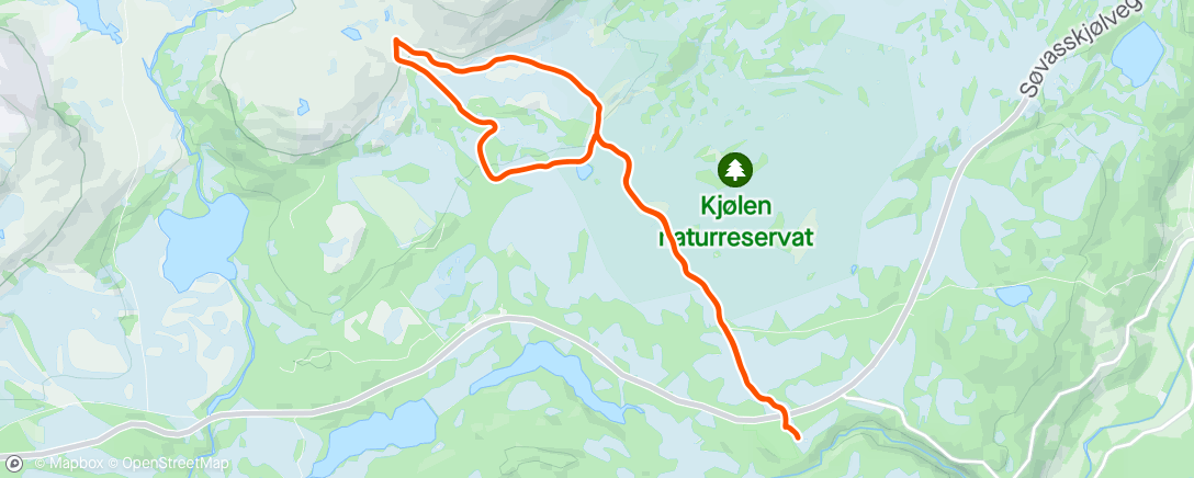 Map of the activity, Påsketur 4: Skitur fra campingplassen🐣🐣
